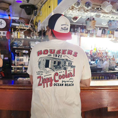 Zippy Cooler Tee - Bone