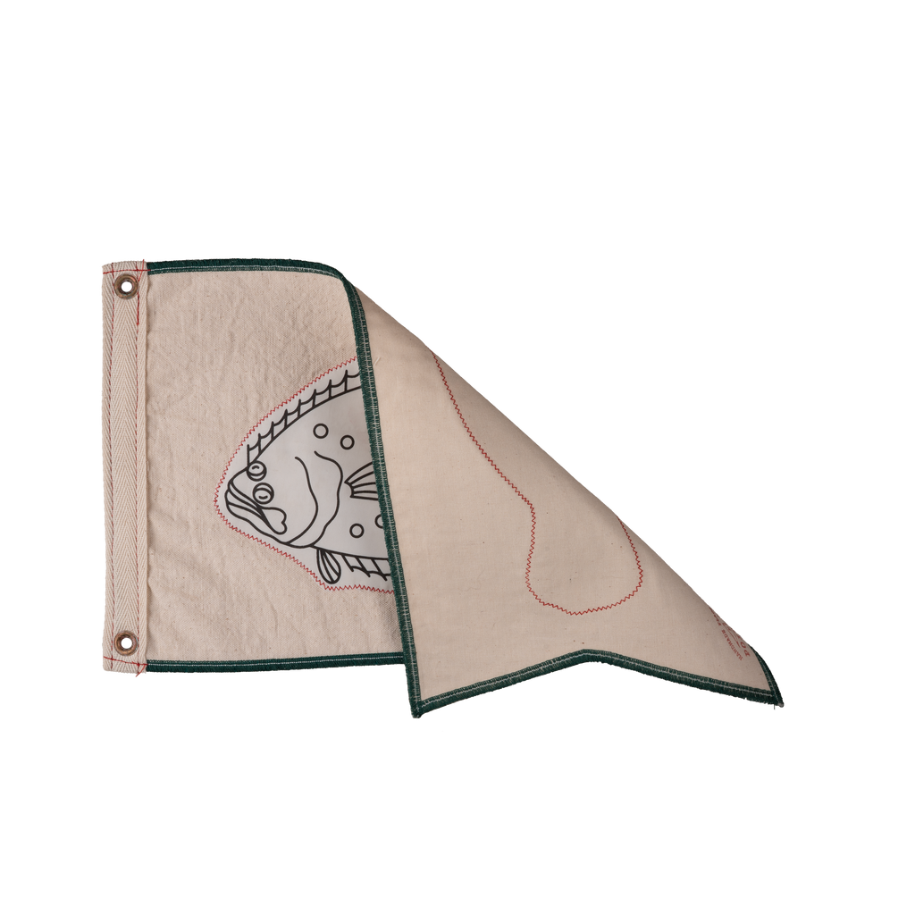 Fluke Broad Pennant Fishing Flag