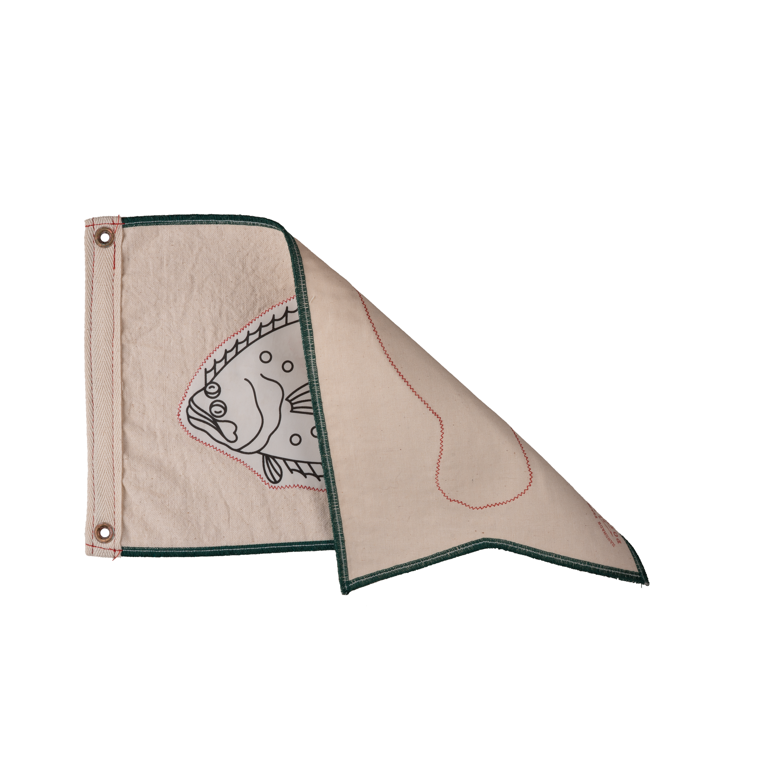 Fluke Broad Pennant Fishing Flag