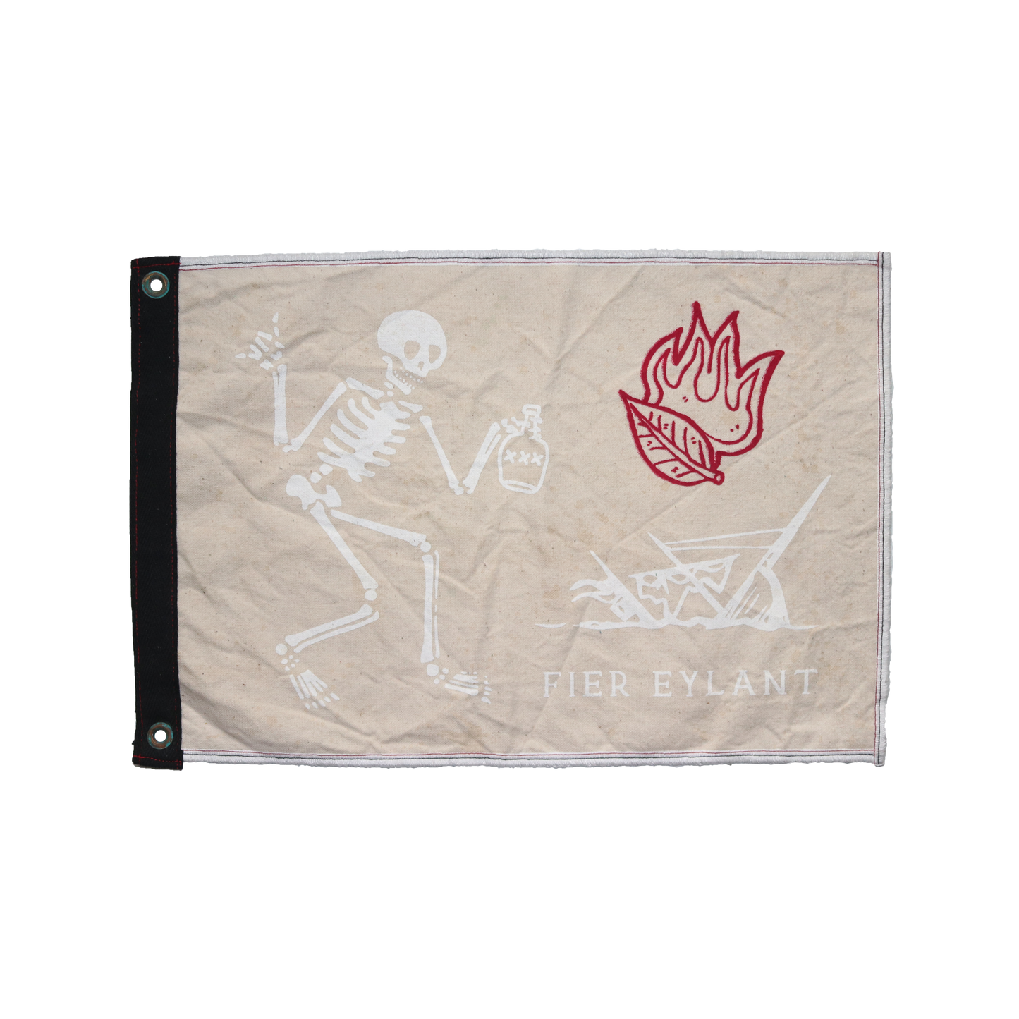 Fire Island Pirate Flag Antique