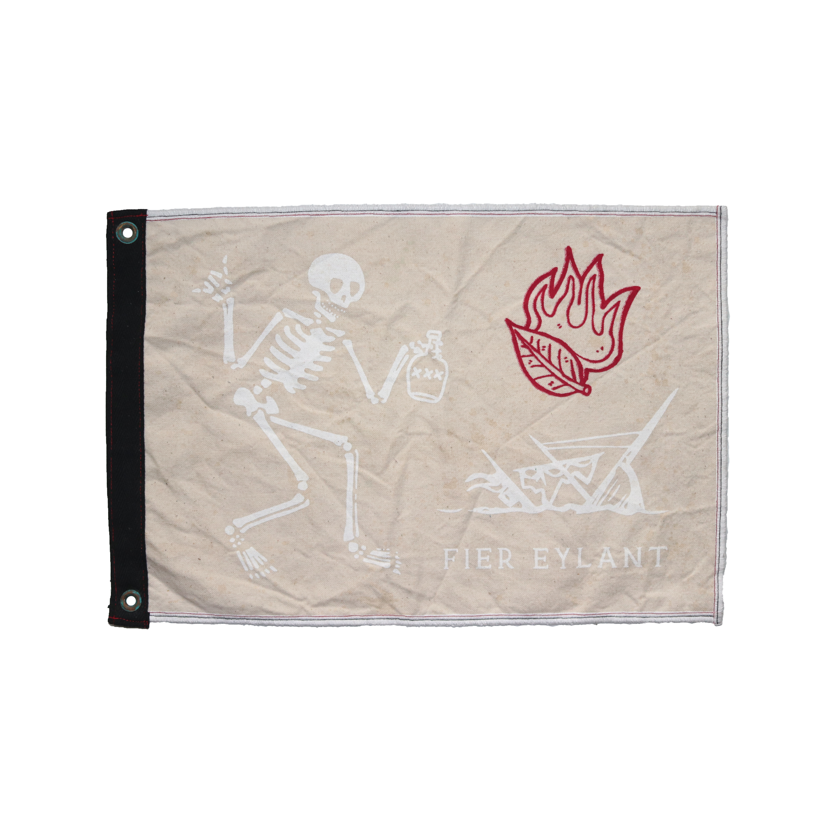 Fire Island Pirate Flag Antique