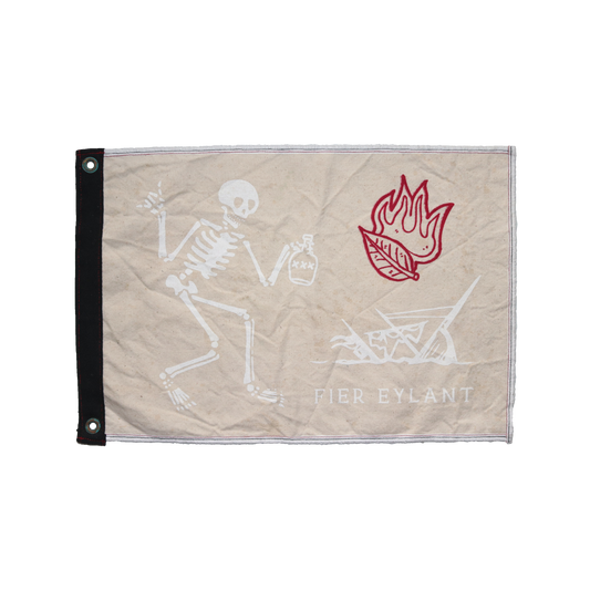 Fire Island Pirate Flag Antique