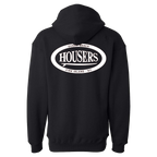 Housers Lace Up Hoodie- Black