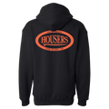 Housers Lace Up Hoodie- Black