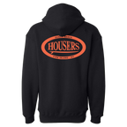Housers Lace Up Hoodie- Black
