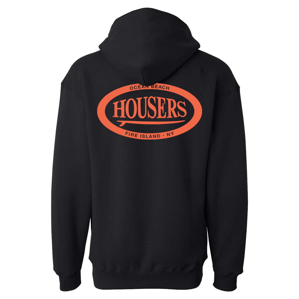 Housers Lace Up Hoodie- Black