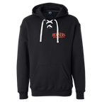 Housers Lace Up Hoodie- Black