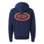 Housers Lace Up Hoodie- Navy