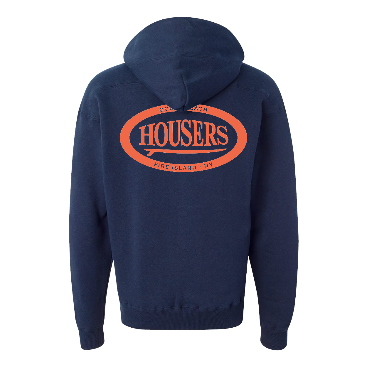 Housers Lace Up Hoodie- Navy