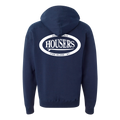 Housers Lace Up Hoodie- Navy