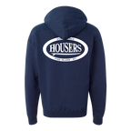 Housers Lace Up Hoodie- Navy