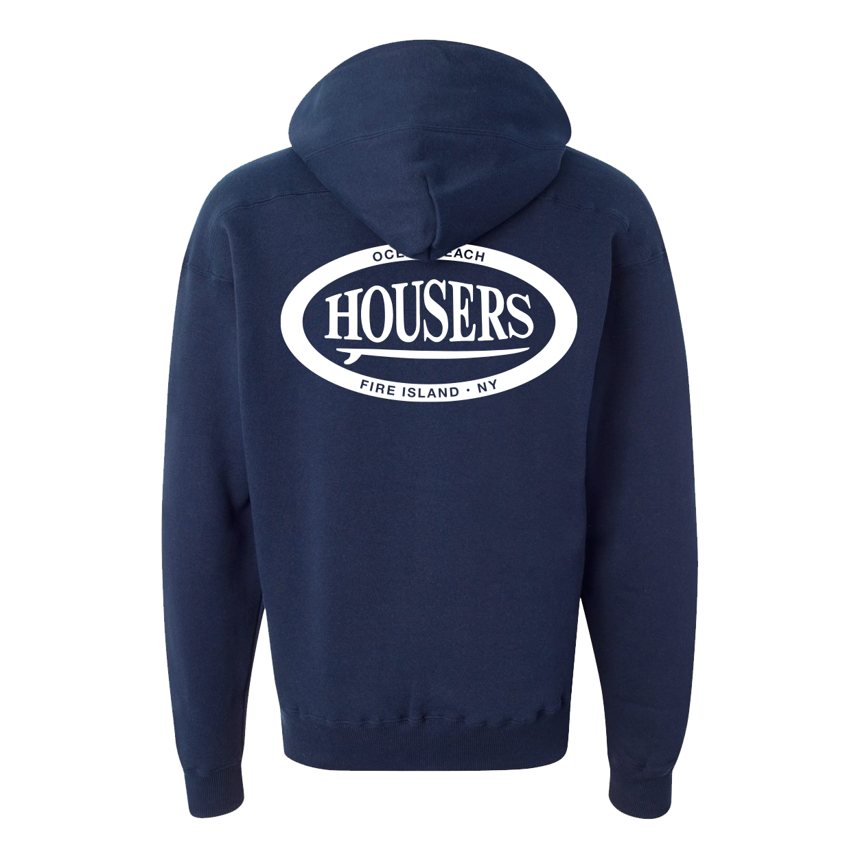 Housers Lace Up Hoodie- Navy