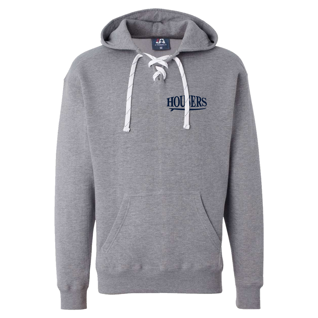 Housers Lace Up Hoodie- Heather