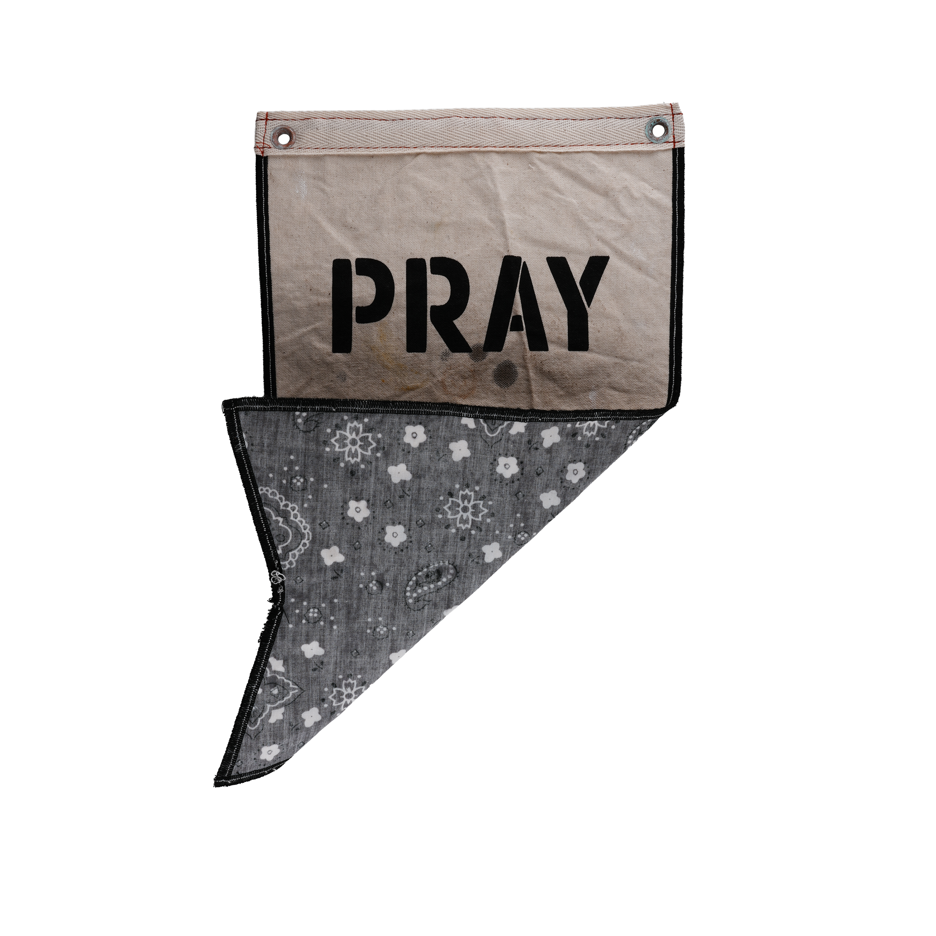 Pray For Surf Antique Broad Pennant