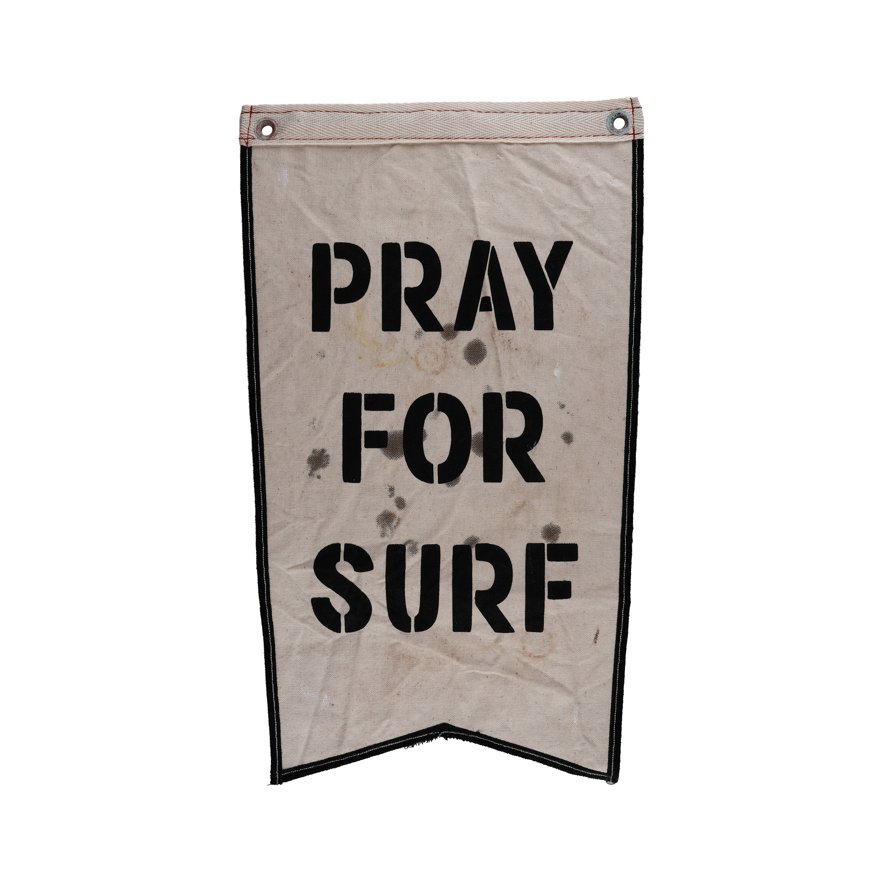 Pray For Surf Antique Broad Pennant