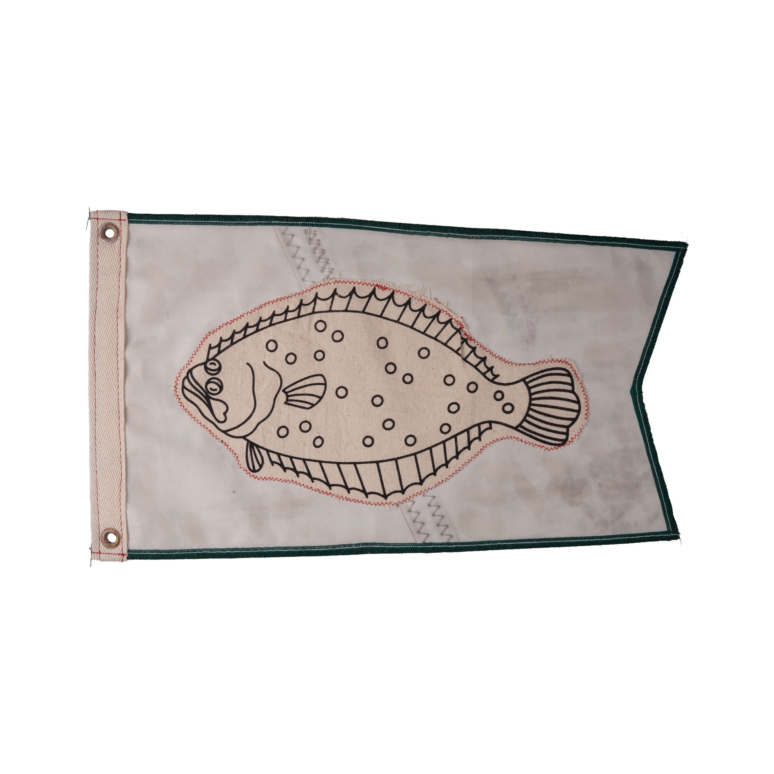 Sailworthy Fluke Broad Pennant Fishing Flag 004