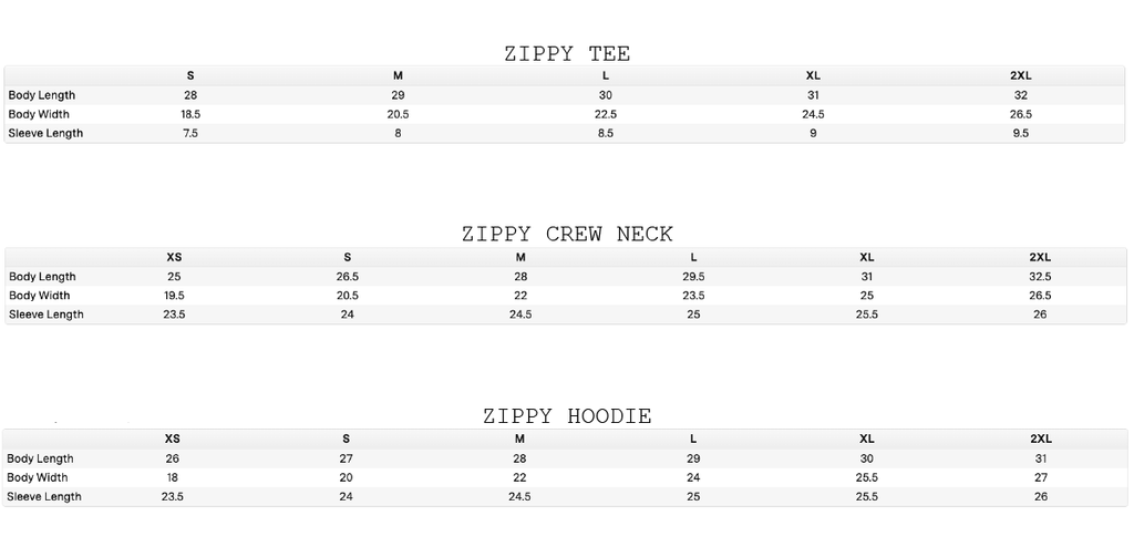 Zippy Cooler Tee - Bone