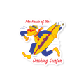Dashin' Dude Sticker