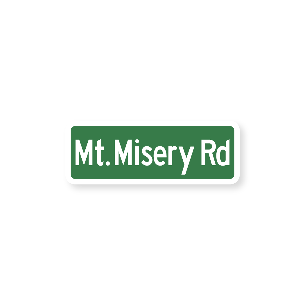 Mt. Misery Sticker