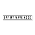 Off My Wave Kook Sticker