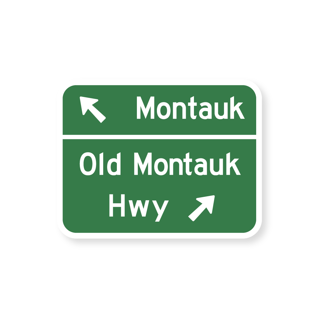 Montauk Highway Sticker