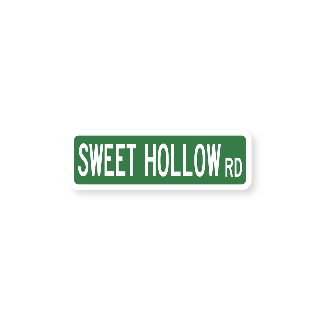 Sweet Hollow Road Sticker