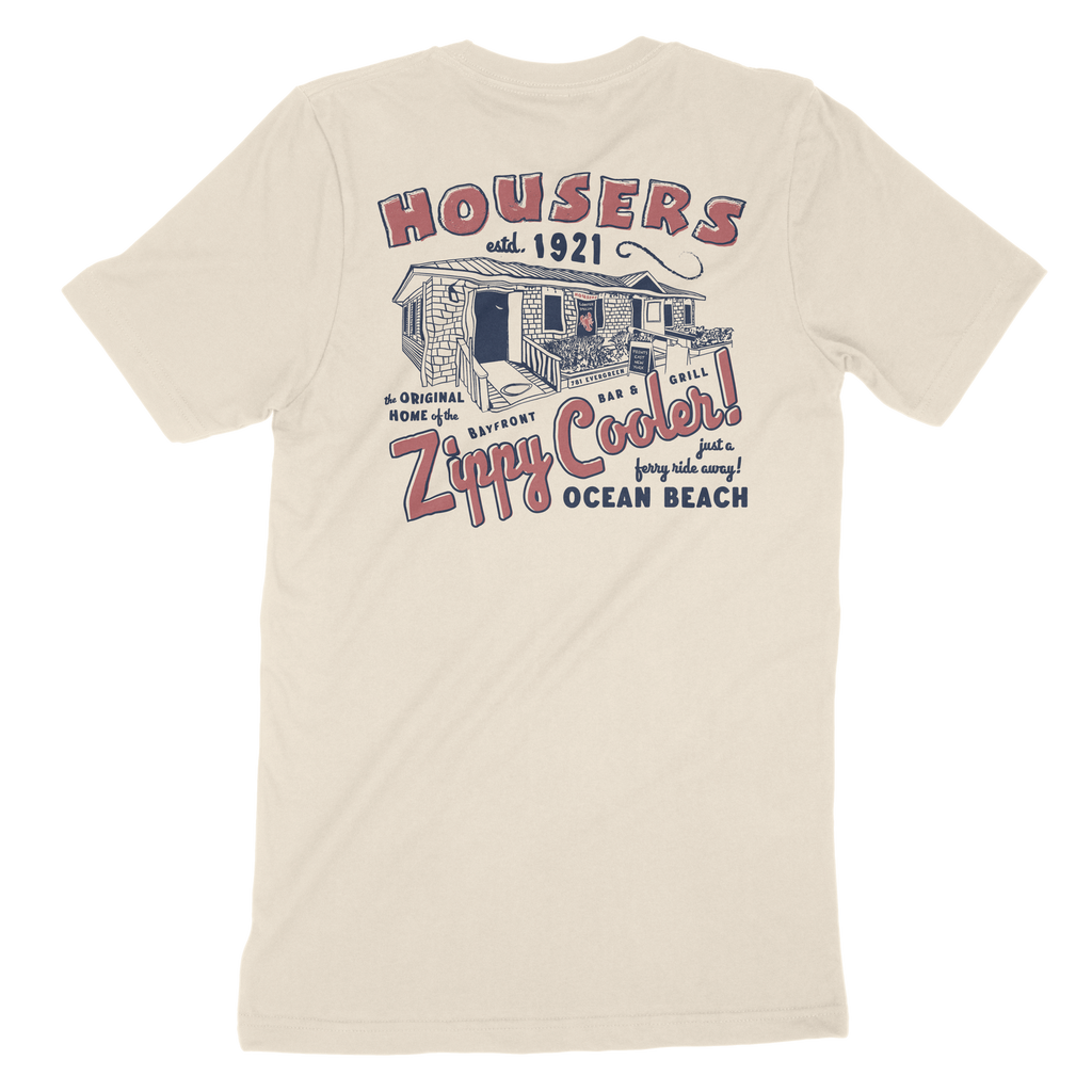 Zippy Cooler Tee - Bone