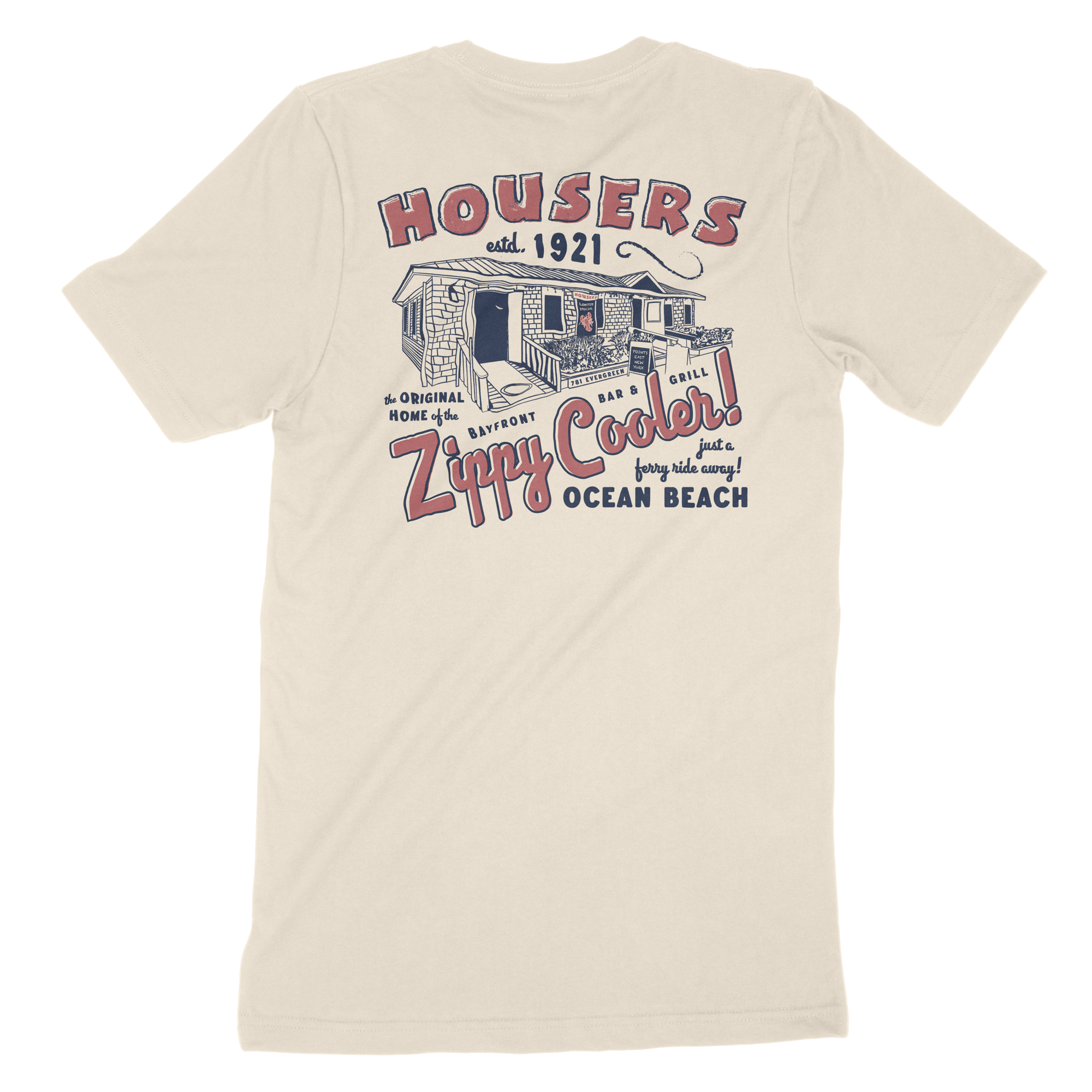 Zippy Cooler Tee - Bone